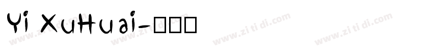 Yi XuHuai字体转换